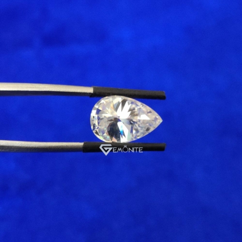 Pear Moissanite G-H-I Color