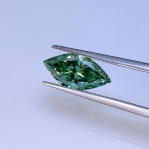 Marquise Cut Shape Green Loose Moissanite For Jewelry