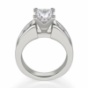 Escada Princess Cut 3.00Ct, VVS1 Clarity, Colorless Moissanite Diamond, 925 Sterling Silver Ring, Promise Ring, Anniversary Engagement Ring, Wedding Ring