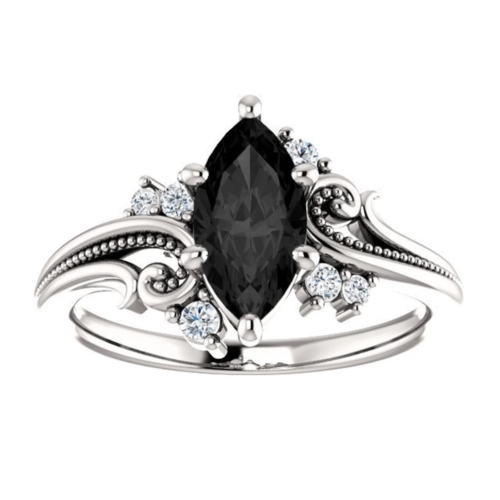 1 CT Moissanite Solitaire Ring Moissanite Engagement Ring Marquise Cut Promise Gifts for Her Engagement Rings for Women