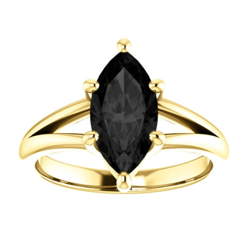 1 CT Moissanite Engagement Ring Marquise Cut Moissanite Ring Classic Moissanite Promise Gifts for Her Moissanite Split Shank Ring